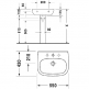   Duravit D-Code 55x43 23105500002  1