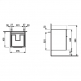    Laufen Kartell 45x45 4.0750.2.033.631.1  1