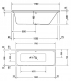  Duravit P3 Comforts 700374 Basic  1