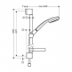   Hansgrohe Croma 100 1jet/Unica 65cm 27717000  1