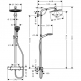   Hansgrohe Crometta S 240 1jet Showerpipe 27267000  1