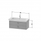   Duravit White Tulip 98.4x41x45.8   1