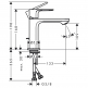    Hansgrohe Rebris S  110,  1 ., :    1