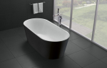 ВАННА АКРИЛОВАЯ ОТДЕЛЬНОСТОЯЩАЯ BELBAGNO BB71-NERO 170 акция до 18 мая