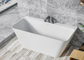 Ванна из искусственного камня SOLID SURFACE CEZARES LINER 170*80 белый матовый