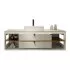 Тумба с раковиной Black & White AV707.1500 WHITE АКЦИЯ