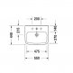   DuraStyle 55x44 Duravit 2319550000  1