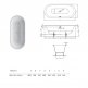 ����� BetteLux Oval  ������������ �������� � ������������� 190x90x45 �� ���� 2