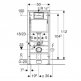 ����������� ��� ������� GEBERIT Duofix Delta 458.128.21.1 � �������� ���� 1