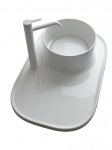  White Ceramic Upper   70x4516h ,     