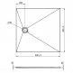   Jacob Delafon Tolbiac 90x90 E6D327RU-WPM  ,    1