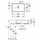 �������� Villeroy&Boch Collaro  ��������� 56�36�14.5�� ���� 2