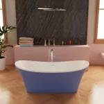 Ванна Frank F6104 White/Light blue